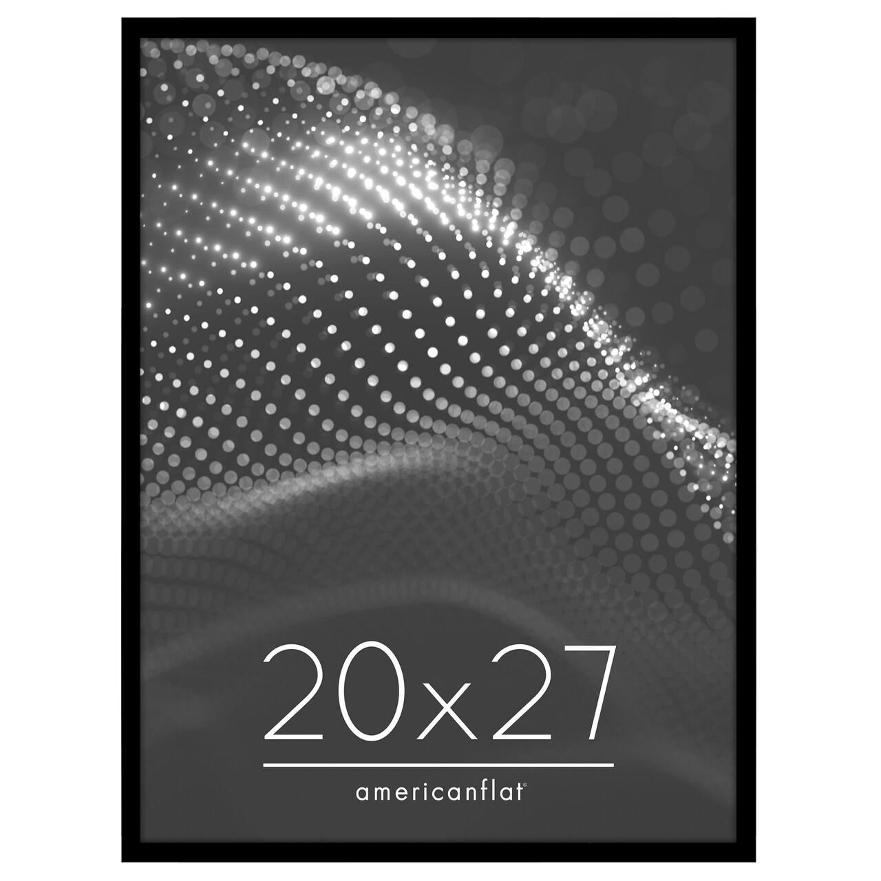 Americanflat Poster Frame - Perfect Frame for Photos and Artwork - Large Picture Frame - Polished Plexiglass - Hanging Hardware with Horizontal and Vertical Display